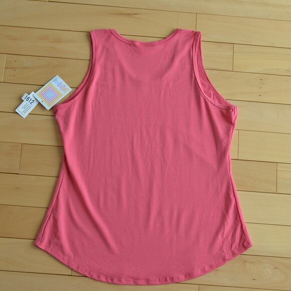 NWT LuLaRoe Tank Top Pink Size XL - Picture 5 of 5